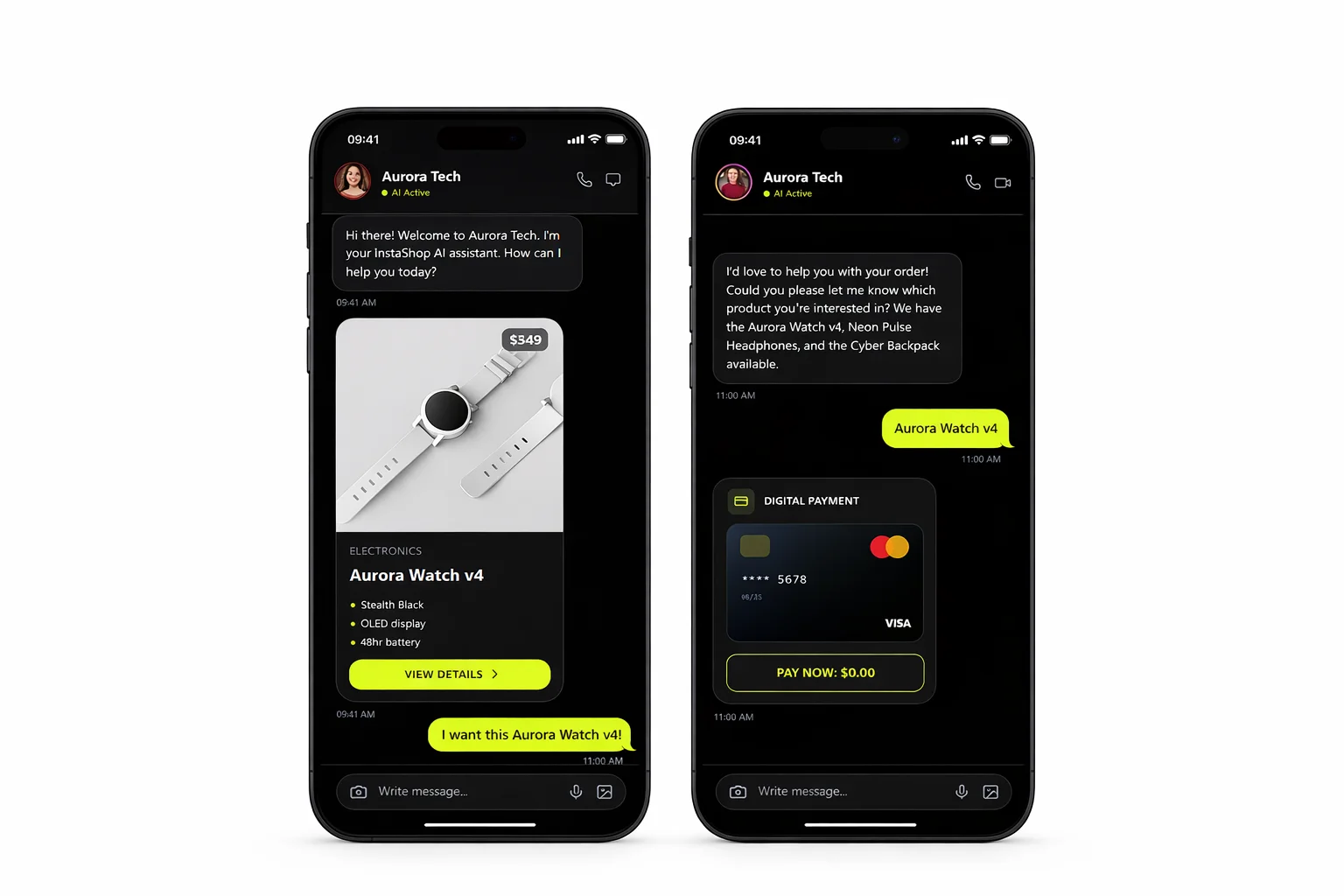 Instagram WhatsApp Store